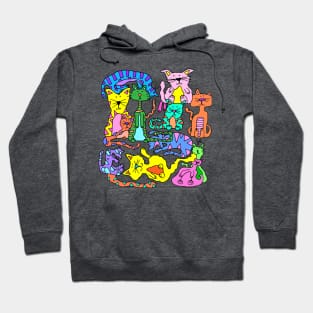 Purrty Cats Hoodie